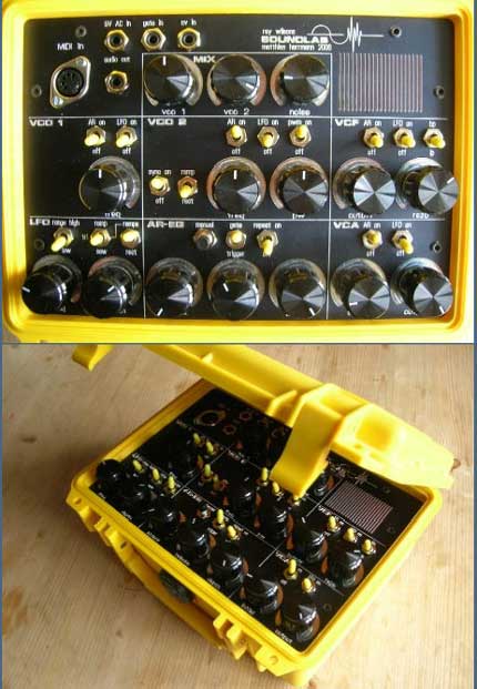 modular suitcase synth