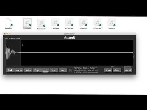 Twisted Electrons deton8 Sample Editor