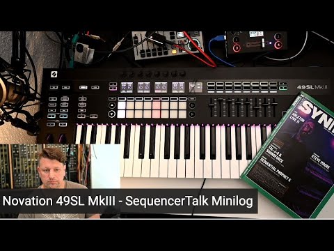 Novation 49SL MkIII MIDI Masterkeyboard + Sequencer, Arpeggiator, DAW &amp; CV im SequencerTalk Polylog