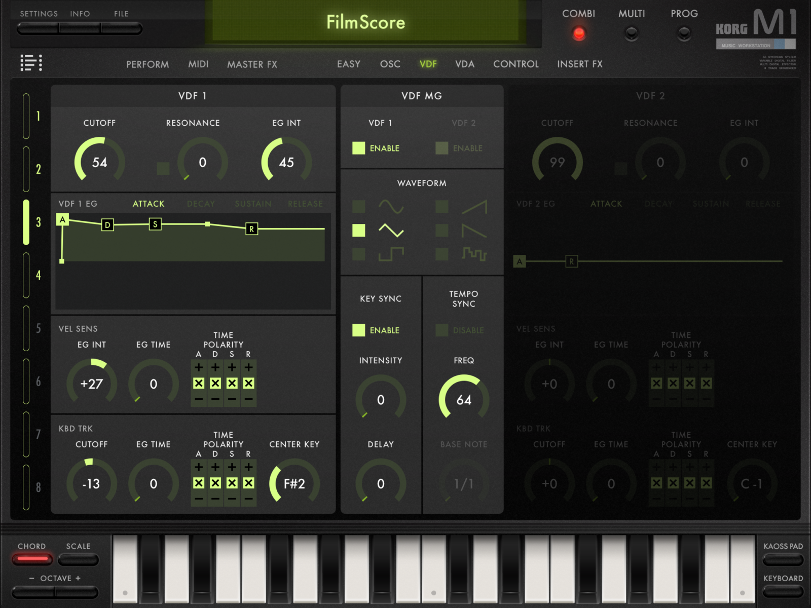 korg wavestation inside gadget ipad