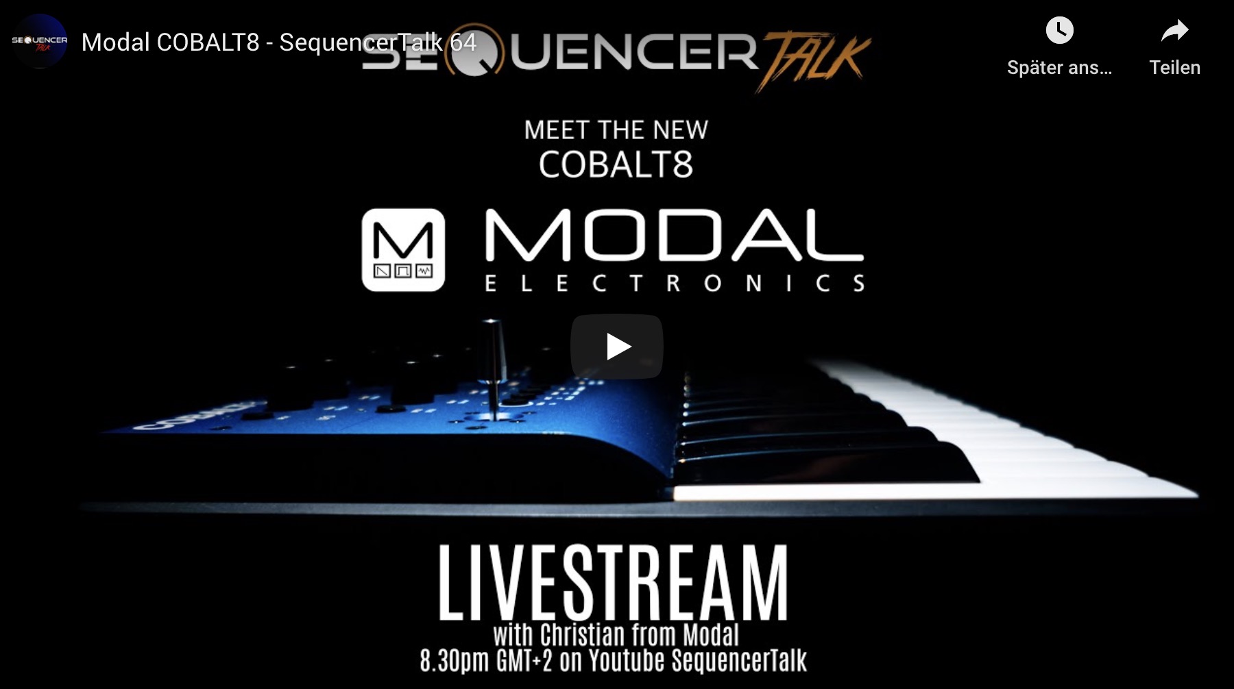 SequencerTalk Modal Cobalt8