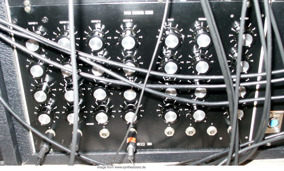 moog modular synthesizer system matrix mixer