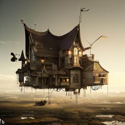 photorealistic flying house, many details, Ultra detailed, octane render, by Alexander Jansson-3.jpg
