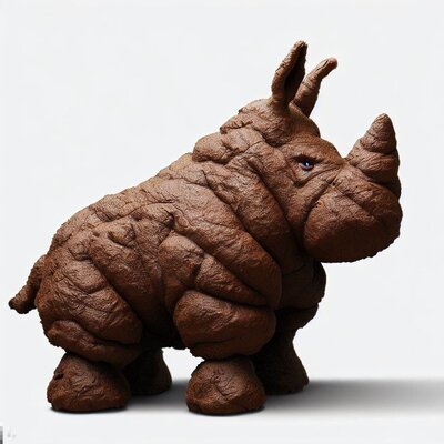 rhinoceros. made of dog-poop-3.jpg