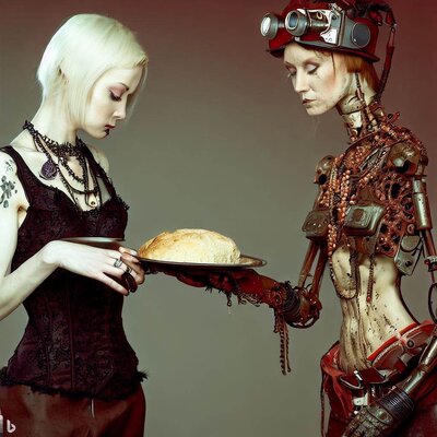 a well fed cyberpunk-model meets an anorectic steampunk-model-1.jpg