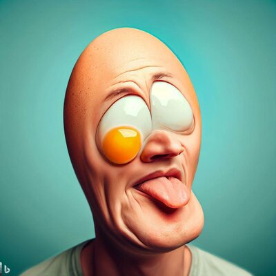 a head morphed with an egg, showing funny mimics-2.jpg