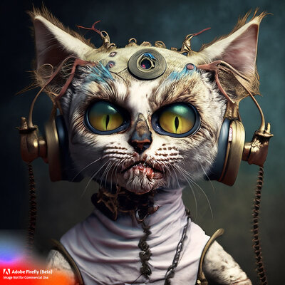 Firefly zombie cat with headpones 24415.jpg